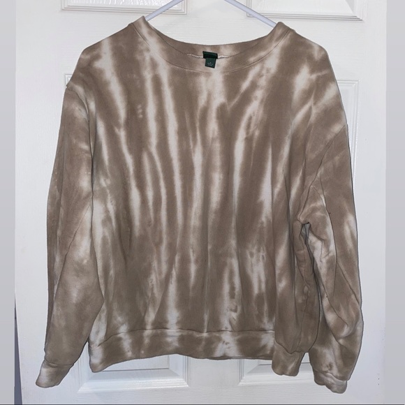 Wild Fable Tan Tie-dye Womenβs Sweatshirt - Size S